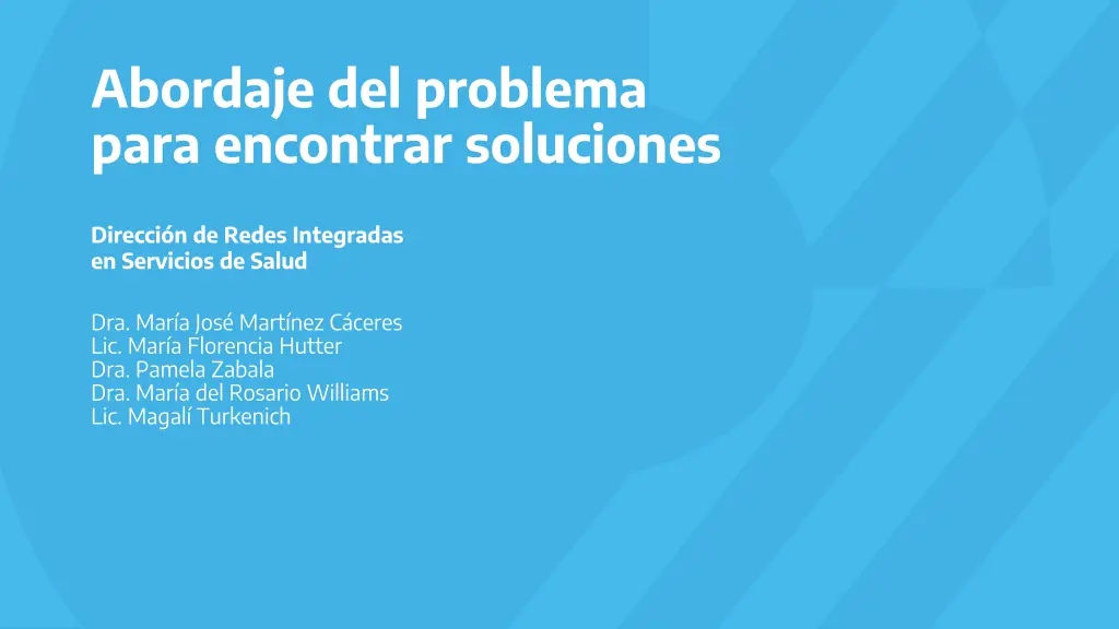 abordaje del problema para encontrar soluciones