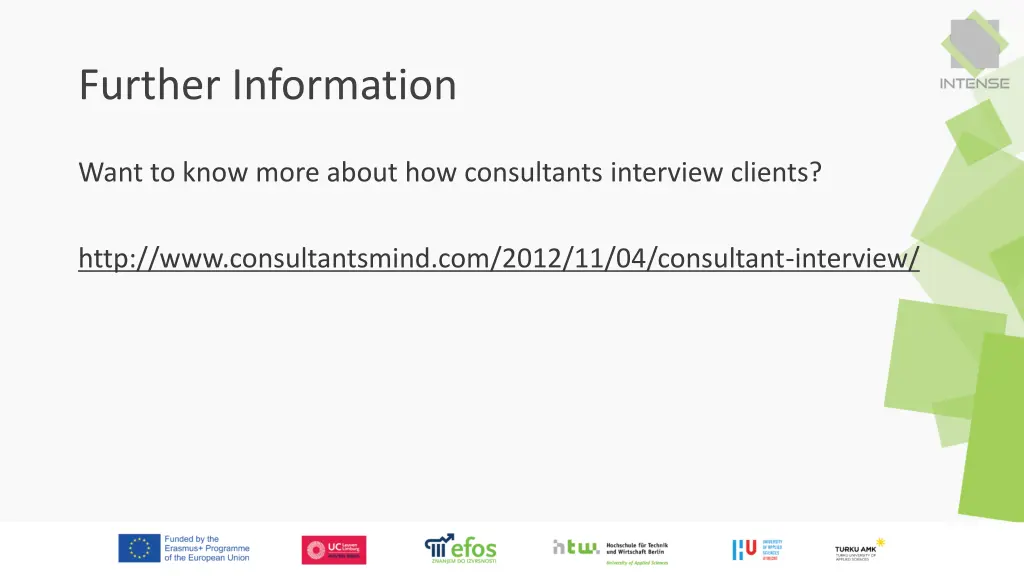 further information