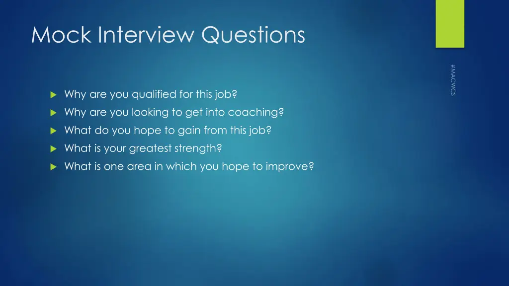 mock interview questions
