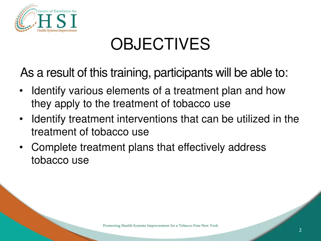 objectives