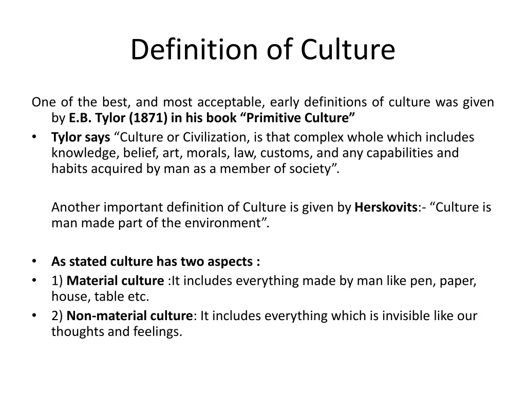 definition of culture