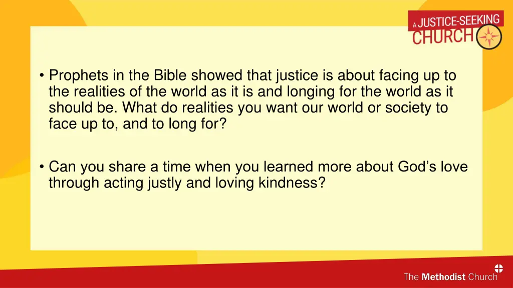prophets in the bible showed that justice