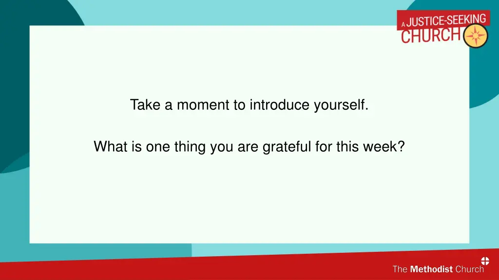 take a moment to introduce yourself