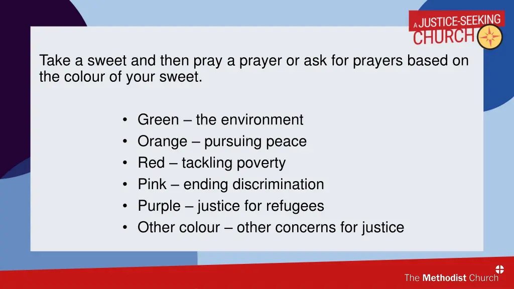 take a sweet and then pray a prayer