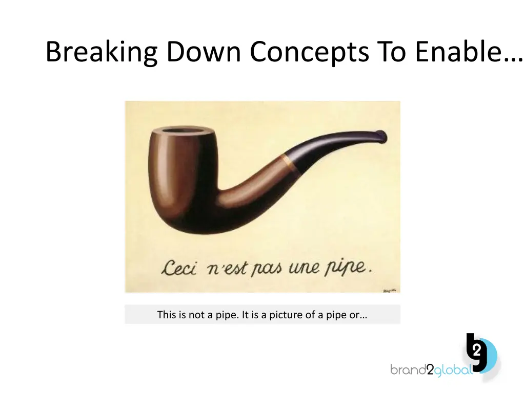 breaking down concepts to enable