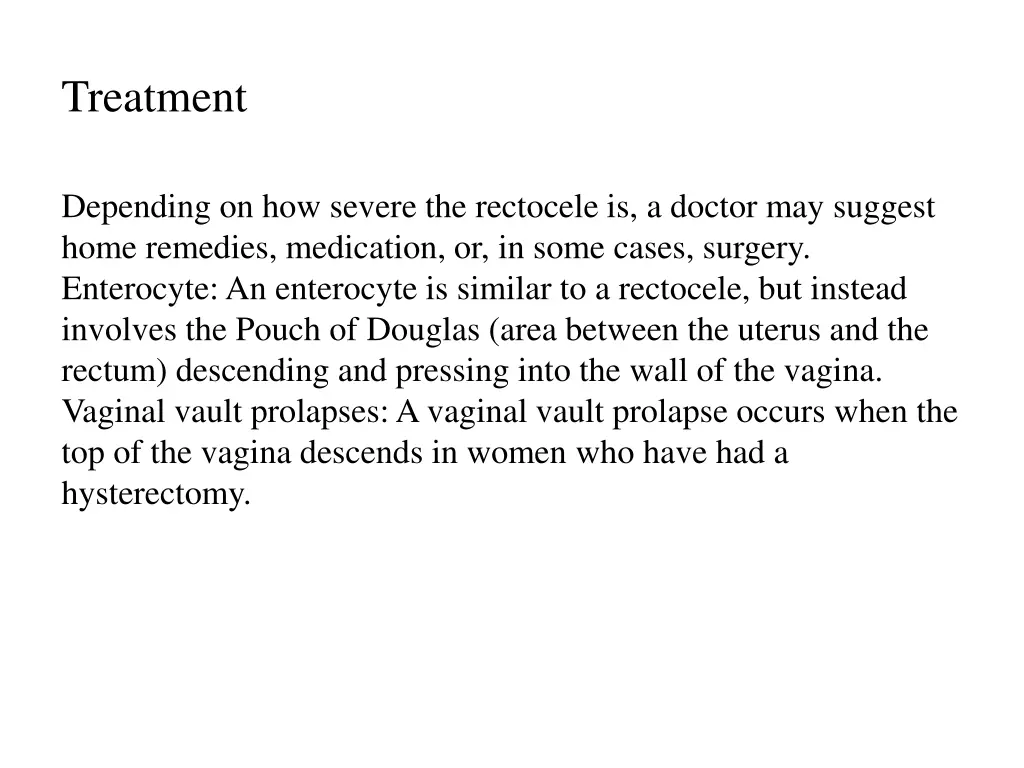 treatment