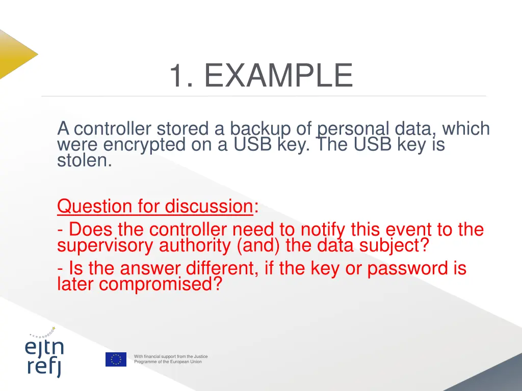 1 example