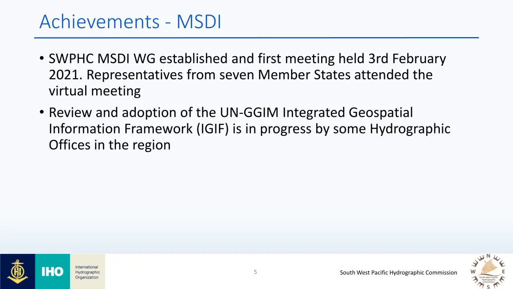 achievements msdi