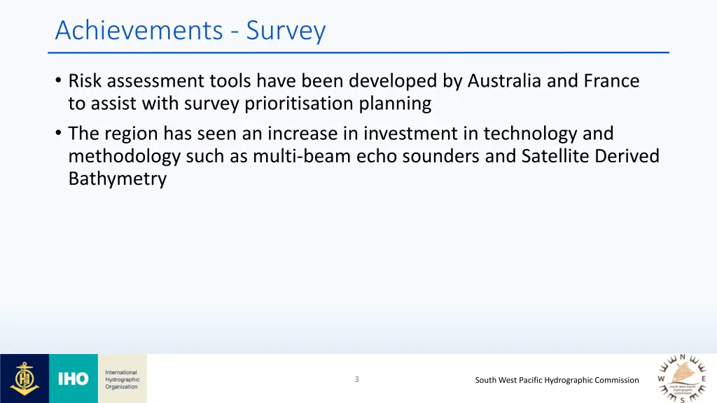 achievements survey