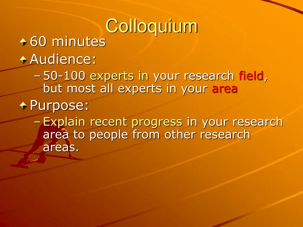 colloquium 1