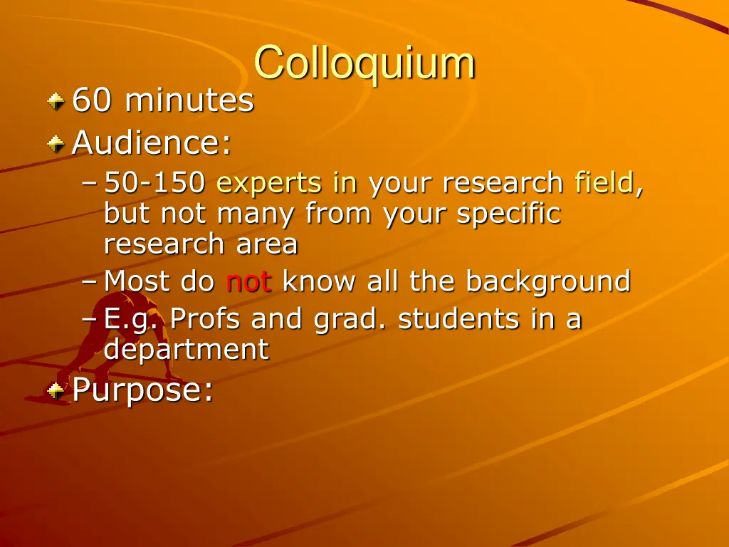 colloquium