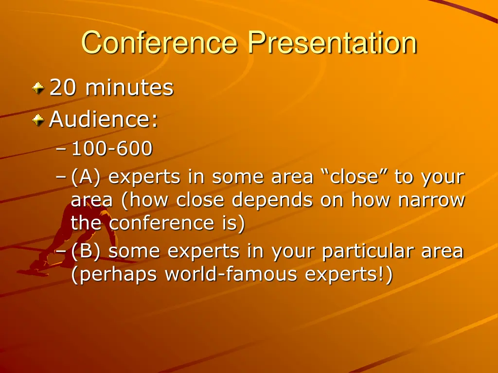 conference presentation