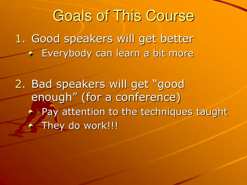 goals of this course