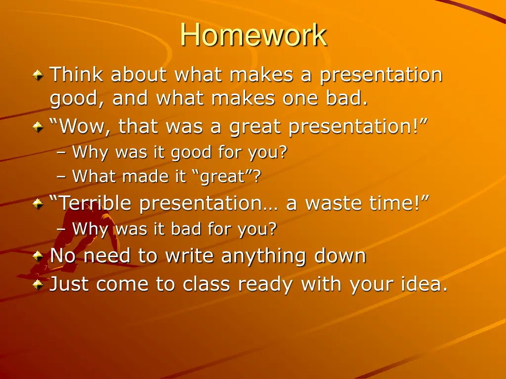 homework