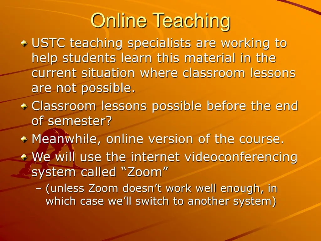 online teaching ustc teaching specialists