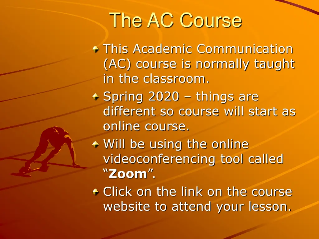 the ac course