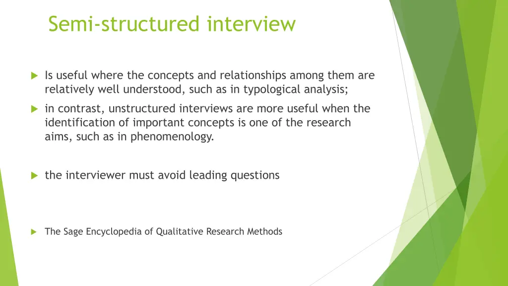 semi structured interview 1