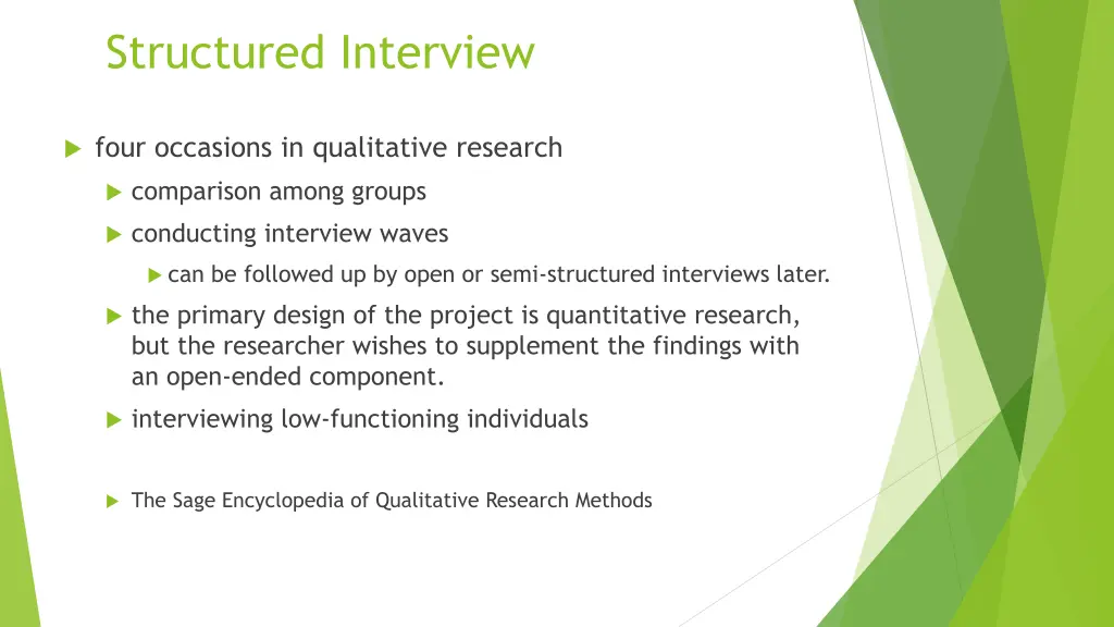 structured interview 1