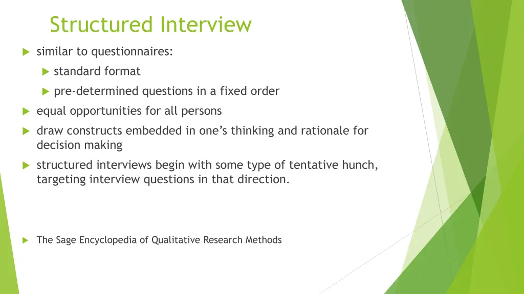 structured interview