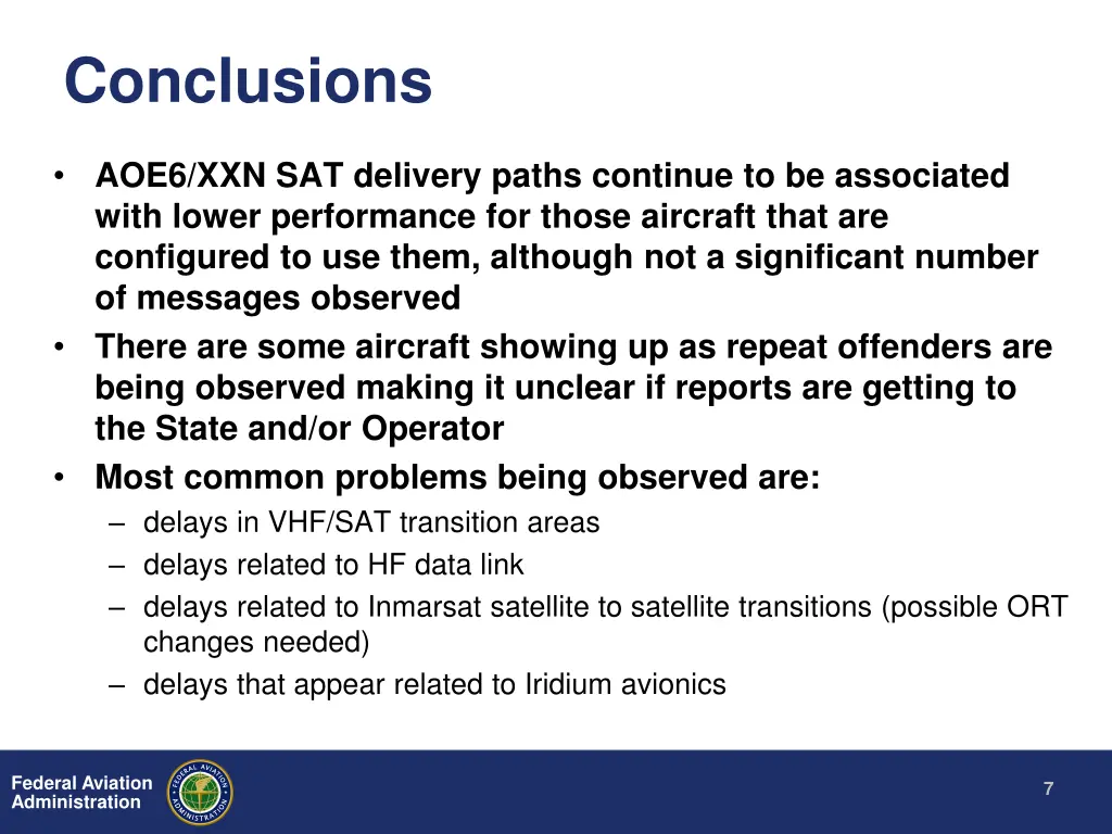 conclusions