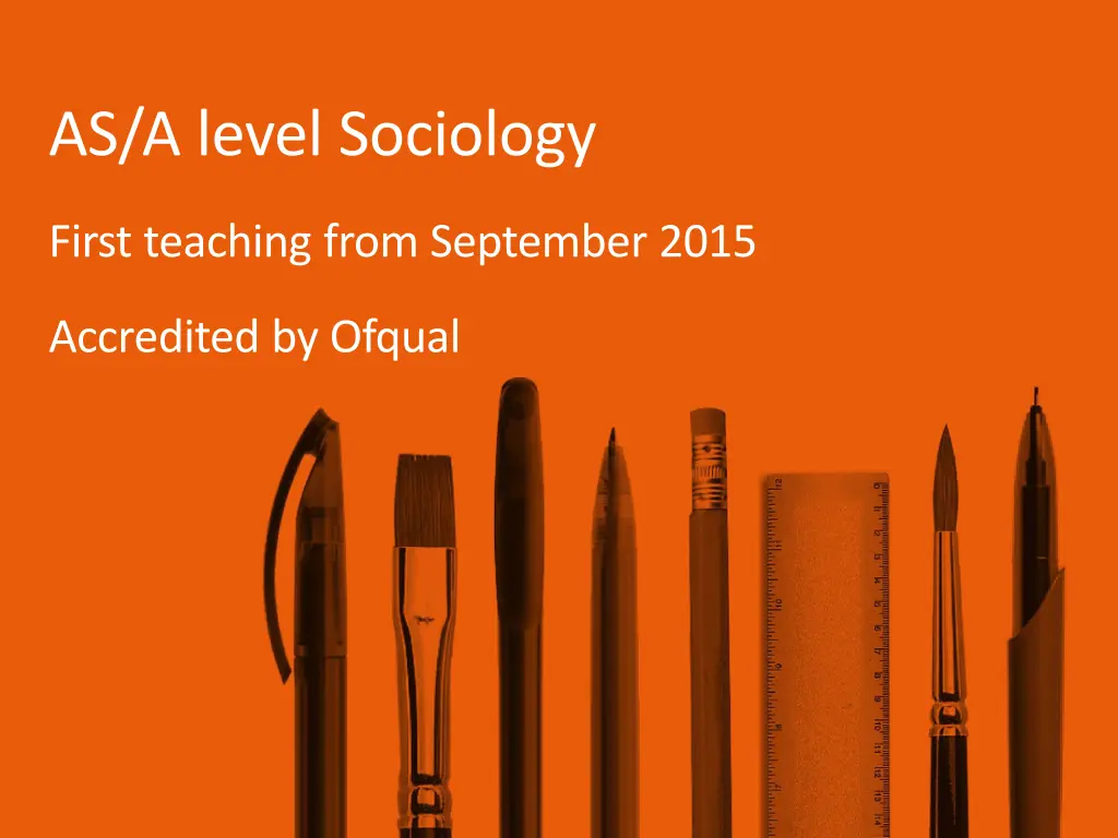 as a level sociology