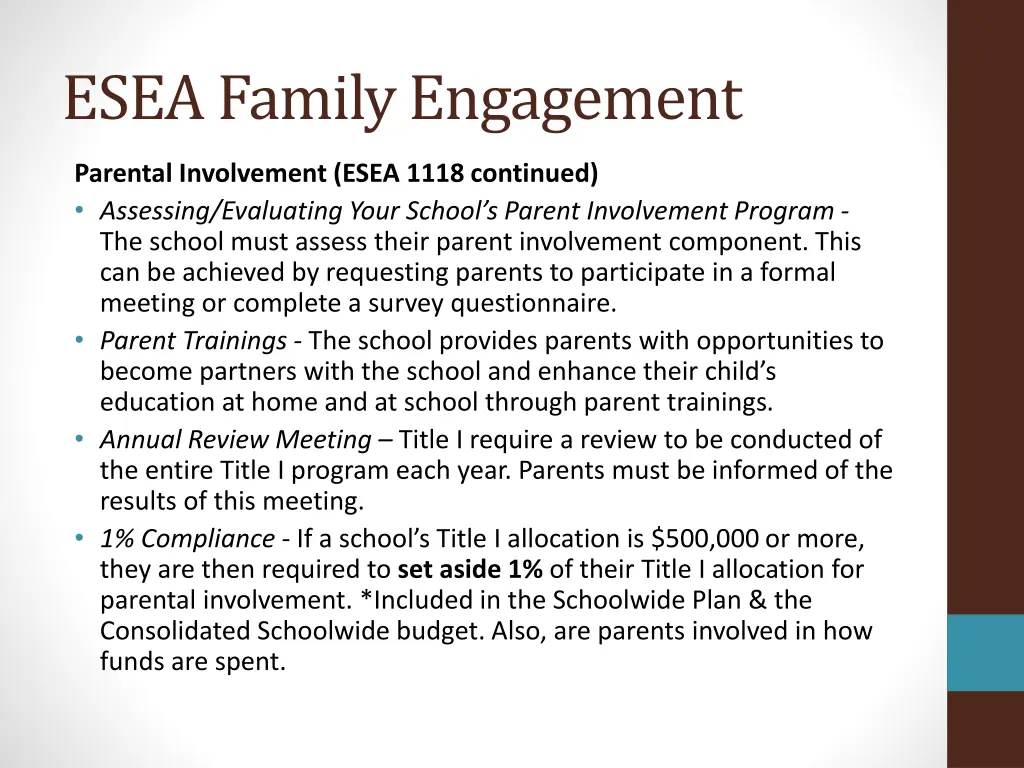 esea family engagement 2