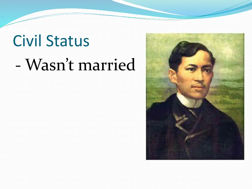 civil status wasn t married
