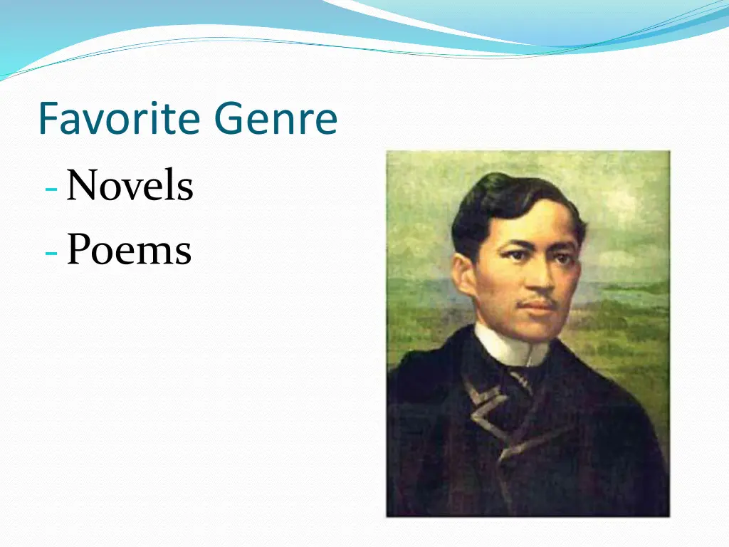 favorite genre novels poems