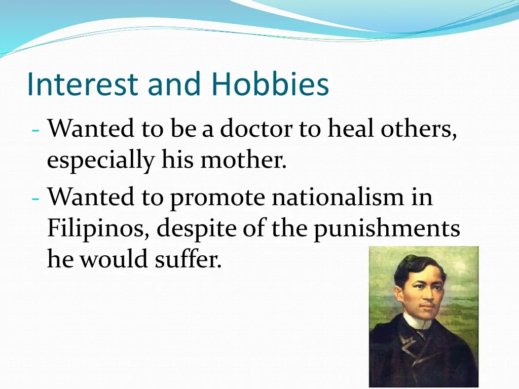 interest and hobbies