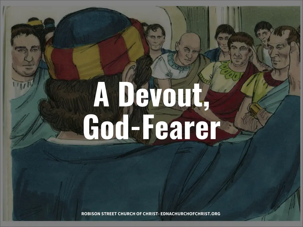 a devout god fearer