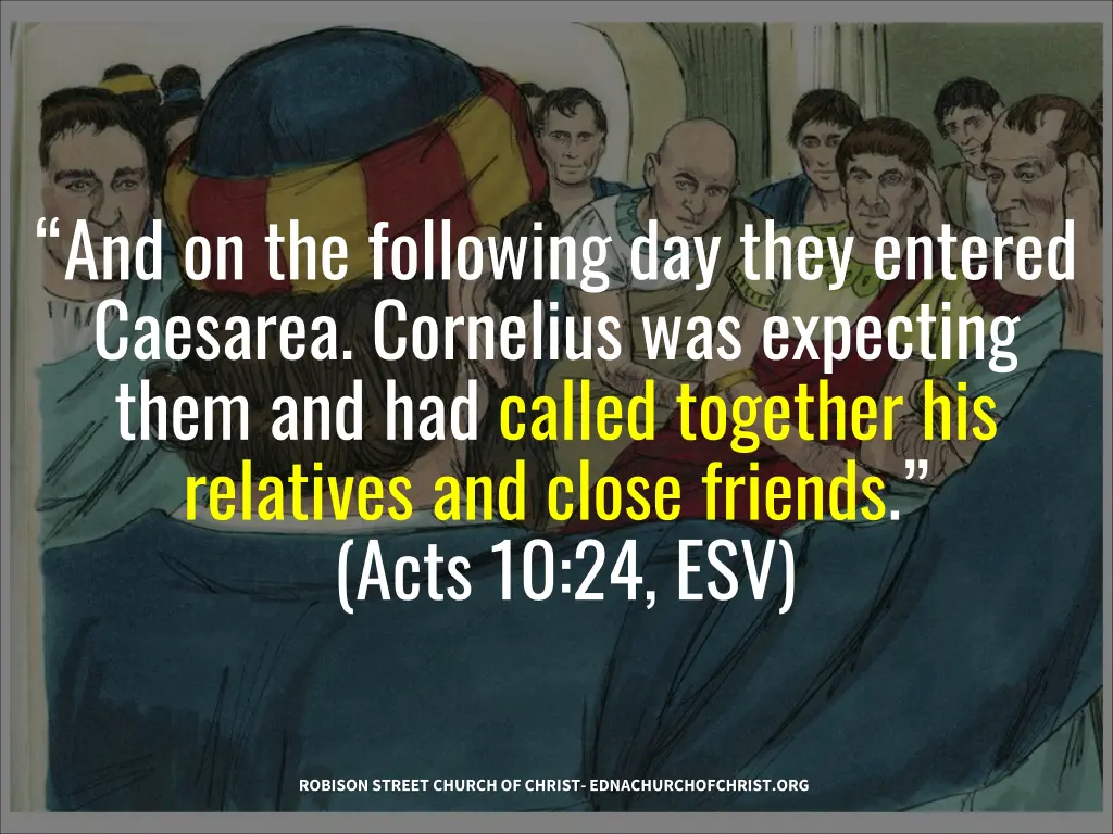 and on the following day they entered caesarea