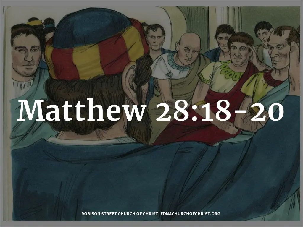 matthew 28 18 20