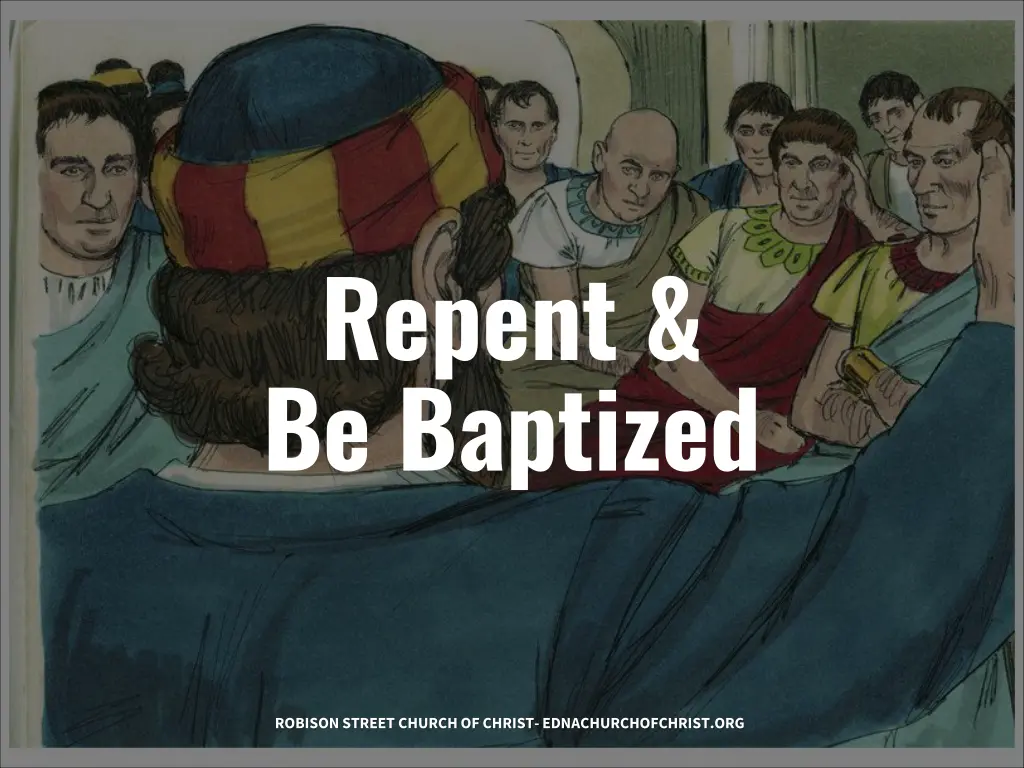 repent be baptized