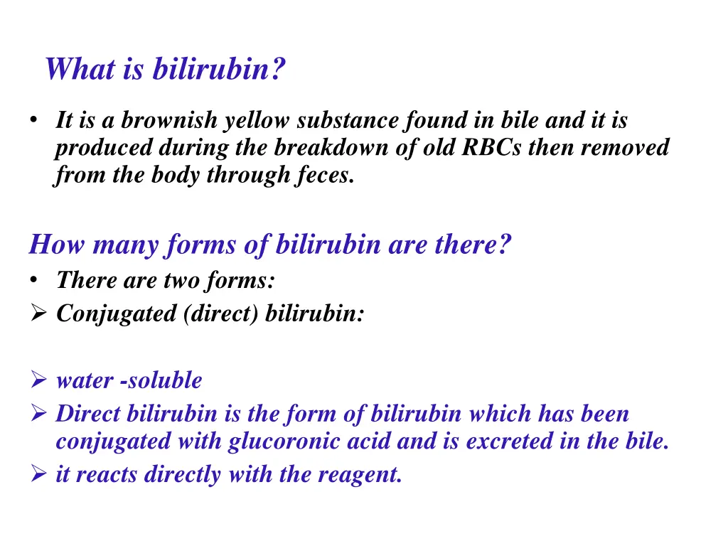 what is bilirubin