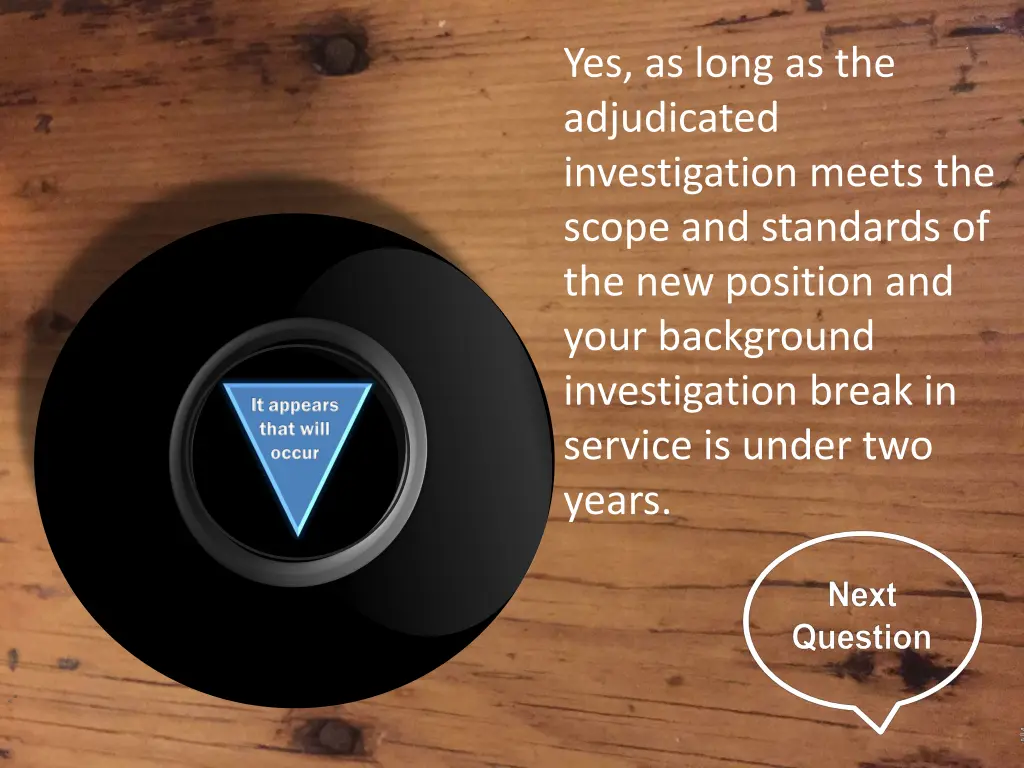 yes as long as the adjudicated investigation