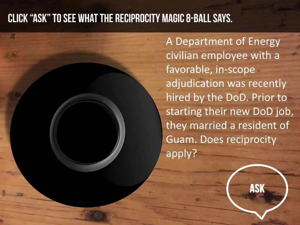 a department of energy civilian employee with