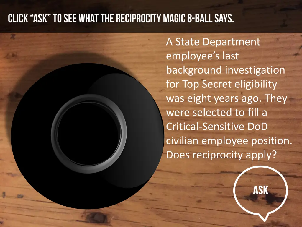 a state department employee s last background