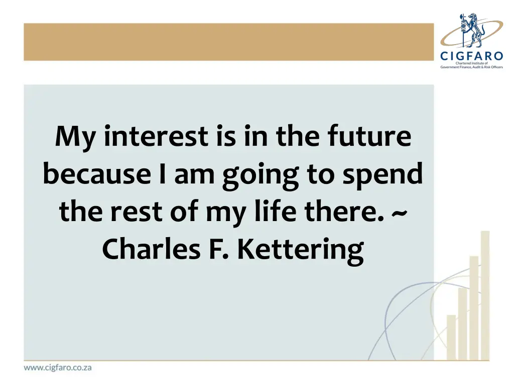 my interest is in the future because i am going