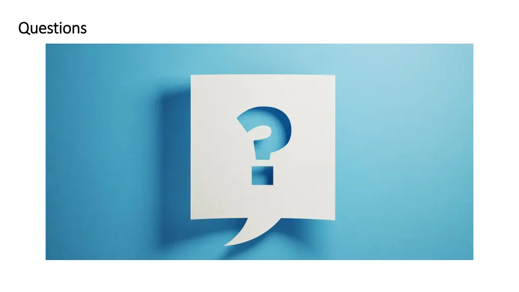 questions questions