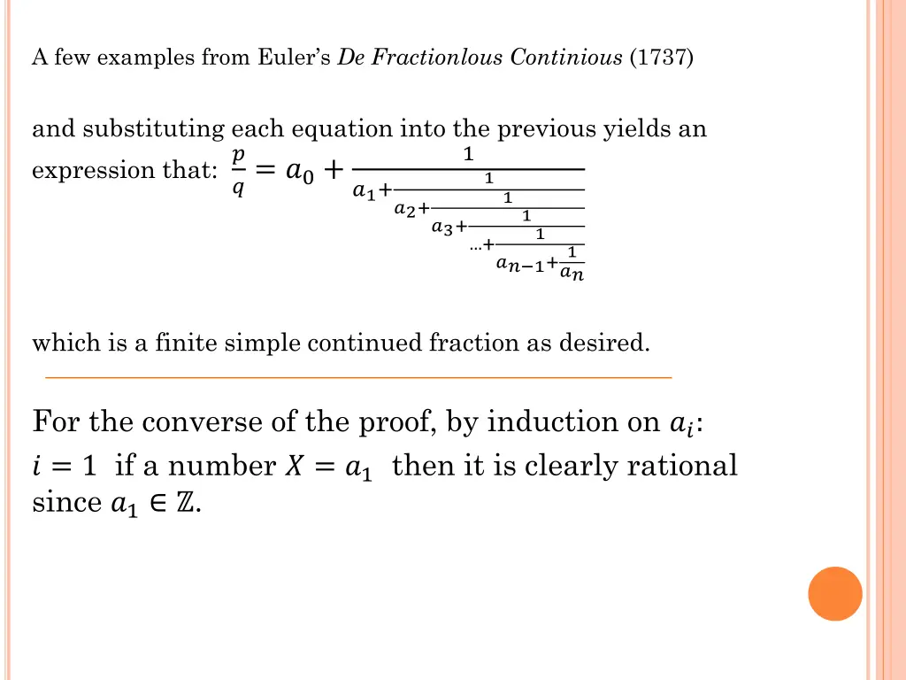 a few examples from euler s de fractionlous 1
