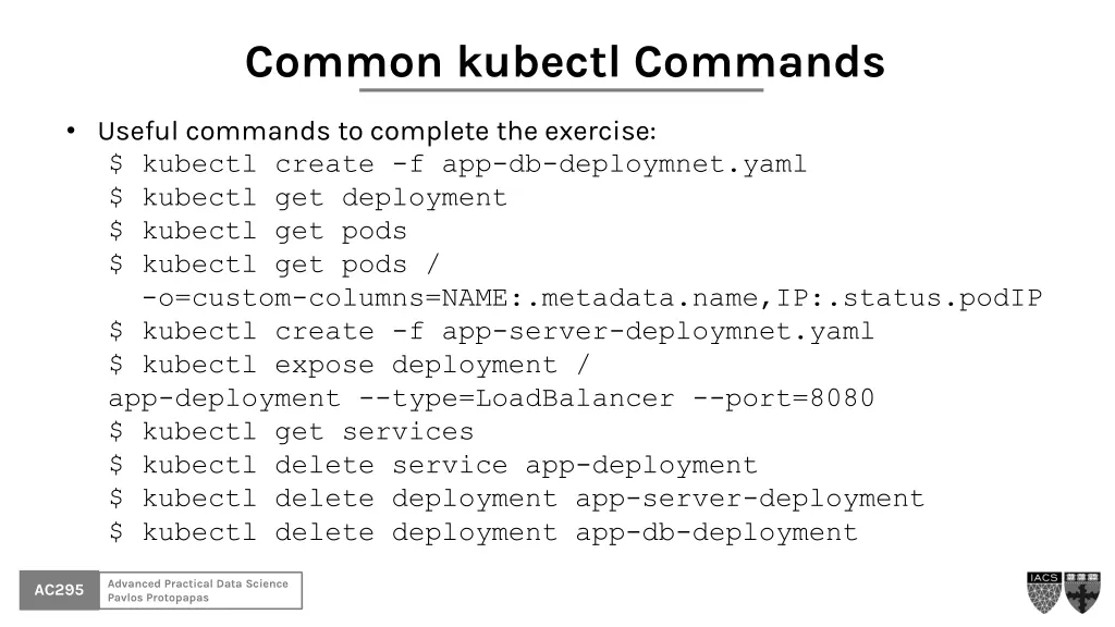common kubectl commands 1