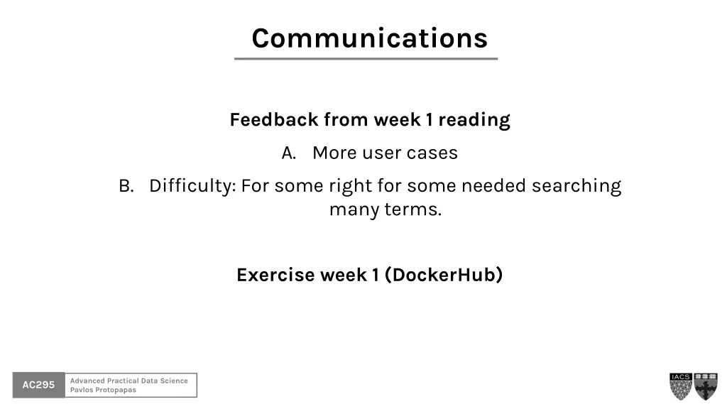 communications