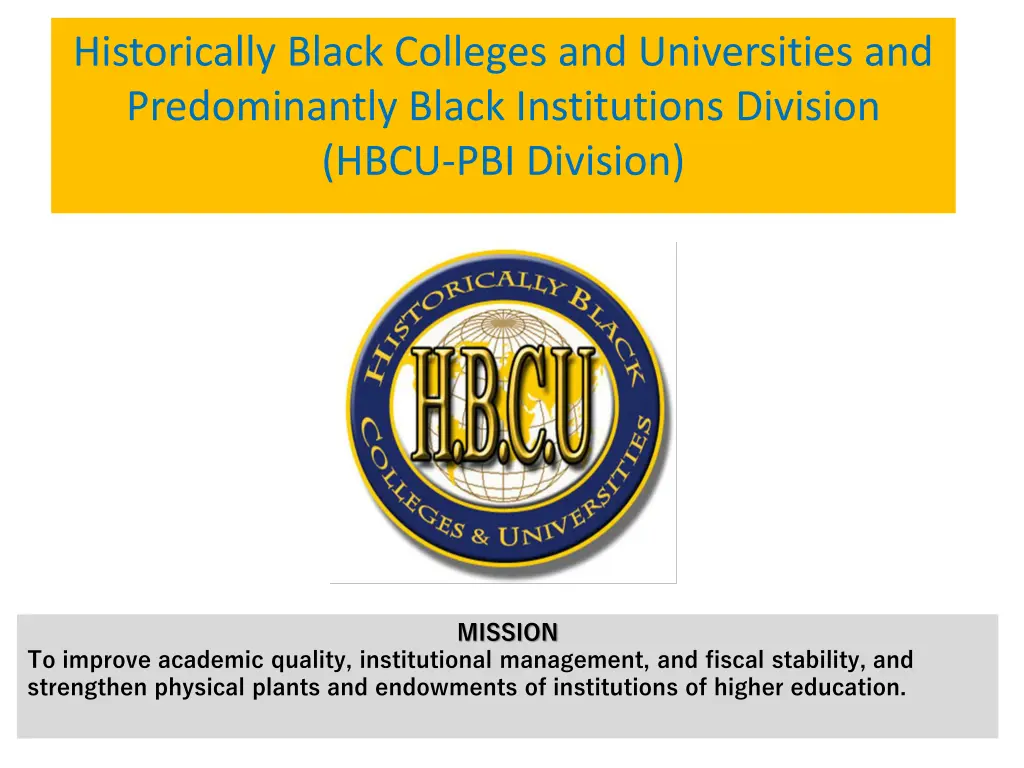 historically black colleges and universities