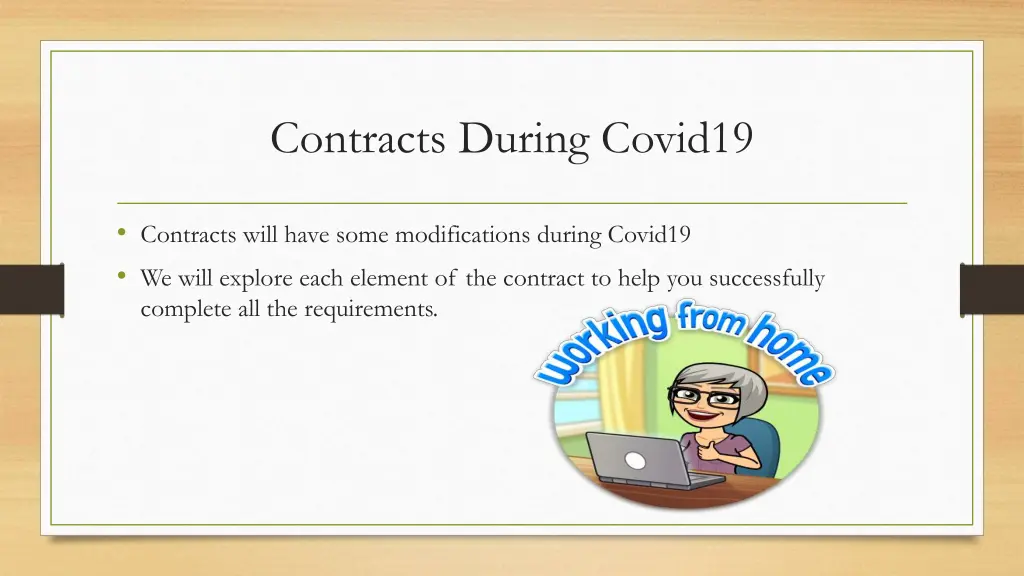 contracts during covid19