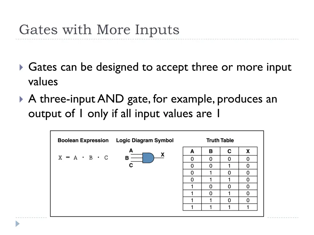 gates with more inputs