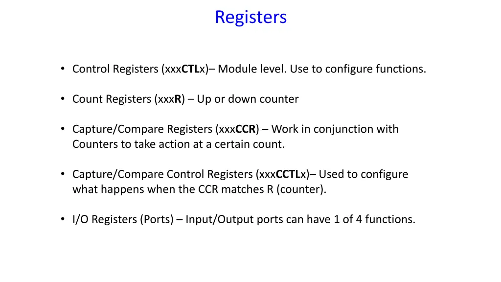 registers 2