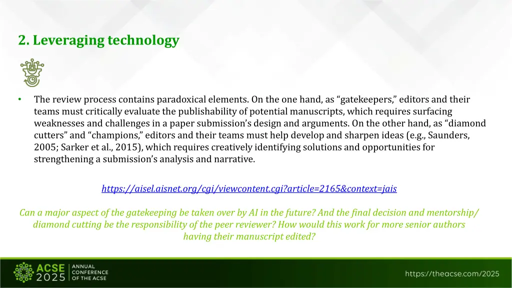 2 leveraging technology