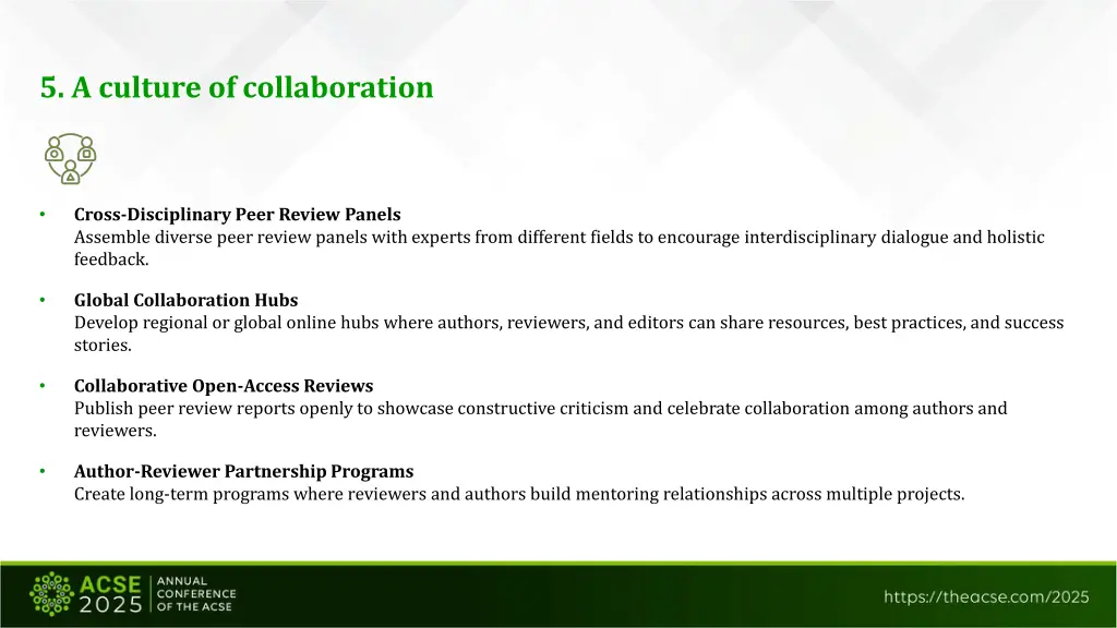 5 a culture of collaboration
