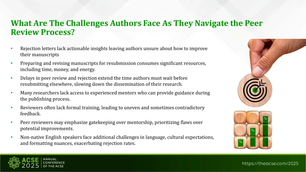 what are the challenges authors face as they