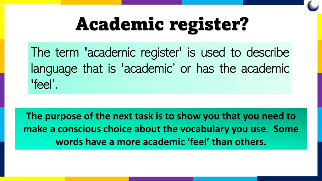 academic register